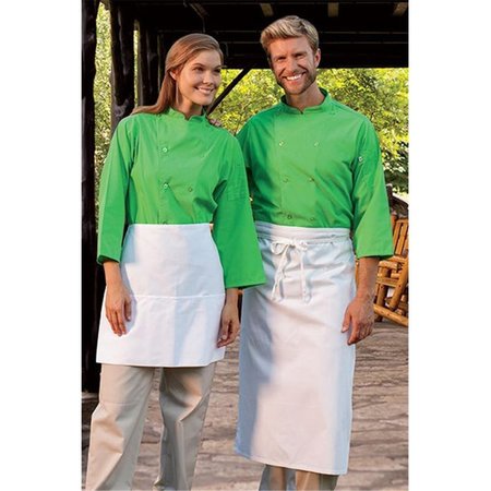 NATHAN CALEB Epic 3/4 Sleeve Chef Shirt in Lime XLarge NA702492